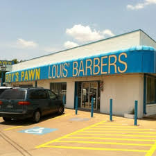 Exterior of Louis Barbers in Irving