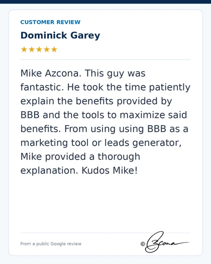 Review from Dominick Garey